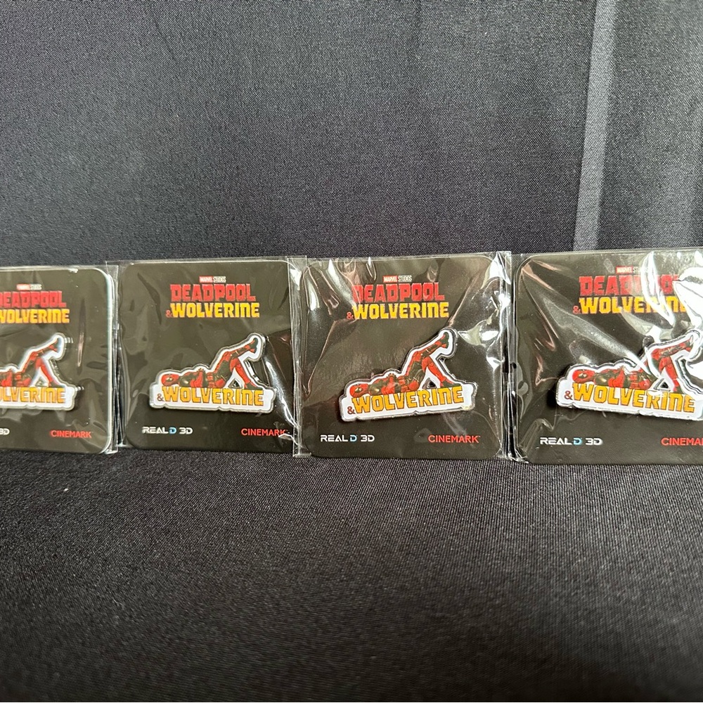 Deadpool and Wolverine Cinemark Pins
